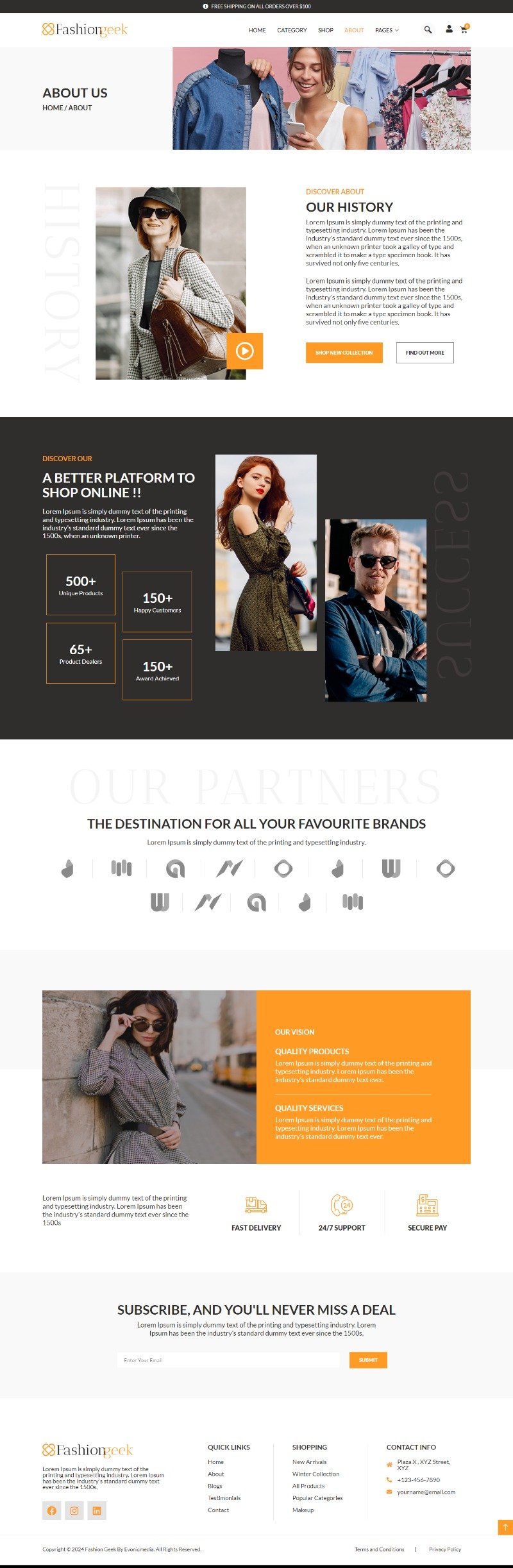 Fashiongeek E-Commerce Project - Image 2