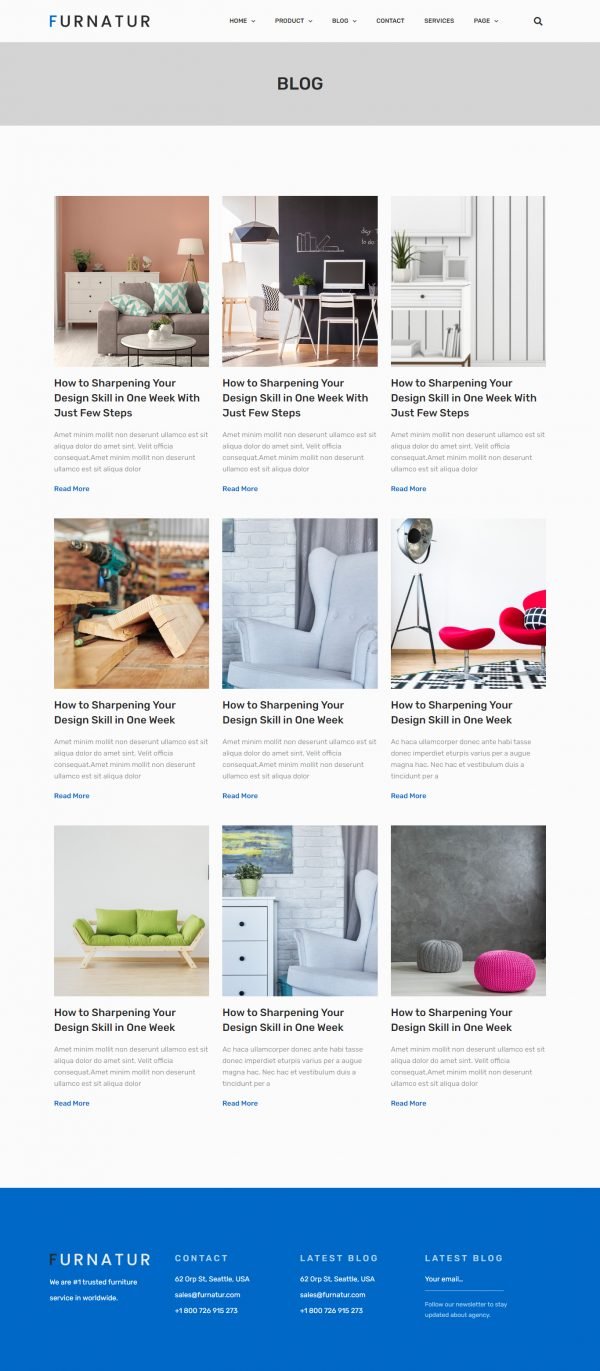 furnature E-Commerce Project - Image 3