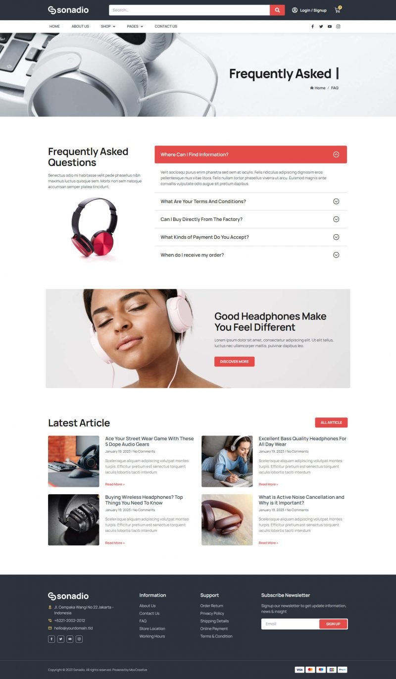 Audiostore E-Commerce Project - Image 6