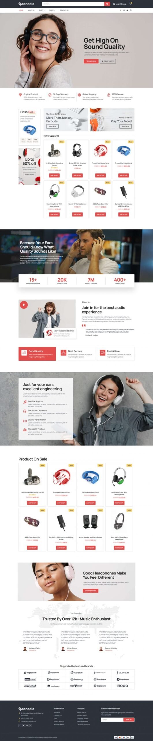 Audiostore E-Commerce Project - Image 5