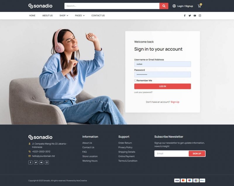 Audiostore E-Commerce Project