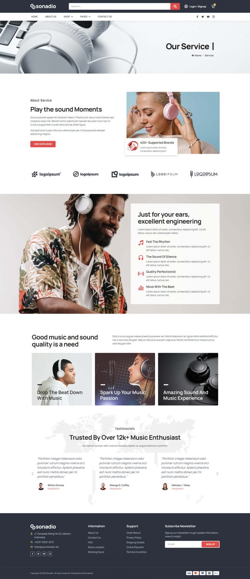 Audiostore E-Commerce Project - Image 2