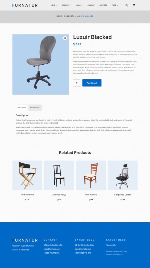 furnature E-Commerce Project - Image 5